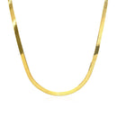 3.0mm 14k Yellow Gold Super Flex Herringbone Chain-7