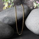 14k Yellow Gold Ice Chain 1.3mm-10