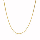 14k Yellow Gold Gourette Chain 1.0mm-7