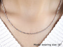 14k White Gold Singapore Chain 1.7mm-13