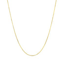 14k Yellow Gold Round Snake Chain 0.7mm-9