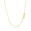 14k Yellow Gold Round Snake Chain 0.7mm-10