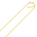 10k Yellow Gold Adjustable Sparkle Chain 1.5mm-4