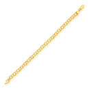 5.0 mm 14k Yellow Gold Lite Charm Bracelet-3