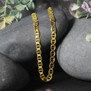 5.5mm 10k Yellow Gold Mariner Link Chain-10