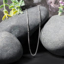 14k White Gold Classic Box Chain 1.4mm-11
