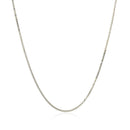 10k White Gold Classic Box Chain (0.78 mm)-9