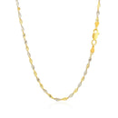2.0mm 14k Two-Tone Gold Singapore Chain-9