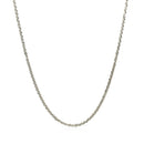 14k White Gold Sparkle Chain 1.5mm-7