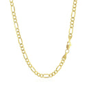 2.8mm 10k Yellow Gold Lite Figaro Chain-9