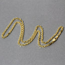 3.1mm 14k Yellow Gold Diamond Cut Cable Link Chain-13