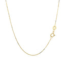 14k Yellow Gold Classic Box Chain 0.6mm-10