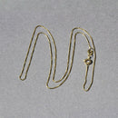14k Yellow Gold Classic Box Chain 0.6mm-12