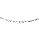 3.2mm 14k White Gold Oval Rolo Chain-7