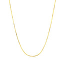 14k Yellow Gold Octagonal Shiny Snake Chain 0.8mm-8