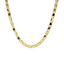 3.3mm 14k Yellow Gold Heart Chain-9