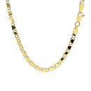 3.3mm 14k Yellow Gold Heart Chain-10