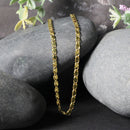 3.3mm 14k Yellow Gold Heart Chain-11