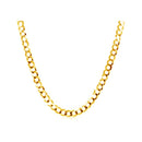 2.4mm 10k Yellow Gold Curb Chain-9