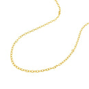2.5mm 14k Yellow Gold Pendant Chain with Textured Links-10