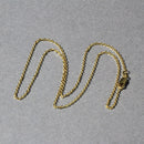 14k Yellow Gold Diamond Cut Cable Link Chain 1.4mm-12