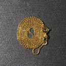 14k Yellow Gold Diamond-Cut Bead Chain 1.0mm-13
