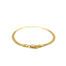 3.0mm 14k Yellow Gold Super Flex Herringbone Bracelet-6