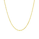 10k Yellow Gold Singapore Chain 1.0mm-7