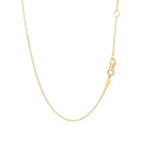14k Yellow Gold Smooth Flat Horizontal Bar Style Necklace-9