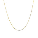 10k Yellow Gold Classic Box Chain 0.45mm-7