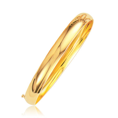 Classic Bangle in 14k Yellow Gold (8.0mm) - 0