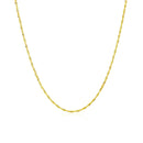 14k Yellow Gold Singapore Chain 1.0mm-8