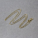 14k Yellow Gold Singapore Chain 1.0mm-11