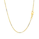 18k Yellow Gold Box Chain 0.8mm-9