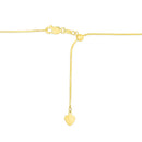 14k Yellow Gold Adjustable Snake Chain 0.85mm-8