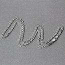14k White Gold Diamond Cut Cable Link Chain (2.90 mm)-12