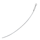 14k White Gold Necklace in a Round Omega Chain Style-5
