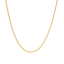 10k Yellow Gold Wheat Chain 1.0mm-7
