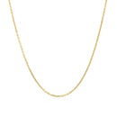 10k Yellow Gold Cable Chain 1.1mm-7