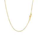 10k Yellow Gold Cable Chain 1.1mm-8