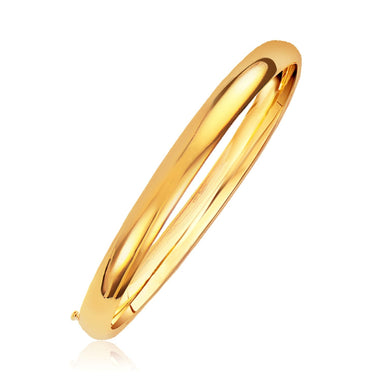 Classic Bangle in 14k Yellow Gold (6.0mm) - 0