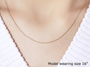 10k Yellow Gold Cable Link Chain (0.50 mm)-8