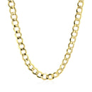 5.3mm 14k Yellow Gold Curb Chain-6