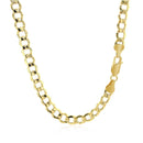 5.3mm 14k Yellow Gold Curb Chain-7
