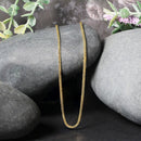 14k Yellow Gold Foxtail 1.0mm Chain-10
