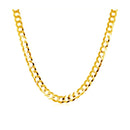 3.2mm 10k Yellow Gold Curb Chain-6
