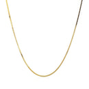 14k Yellow Gold Classic Box Chain 0.8mm-8
