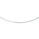 14k White Gold Classic Omega Style Chain (2 mm)-5
