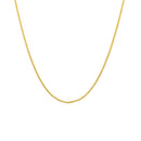 14k Yellow Gold Round Wheat Chain 1.0mm-8