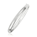 Classic Bangle in 14k White Gold (5.0mm)-3